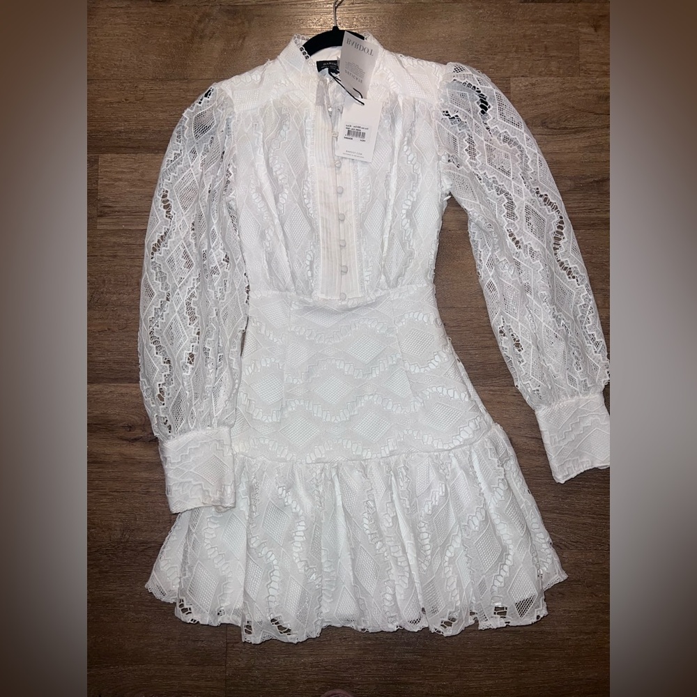 COPY - Bardot White Lace Dress